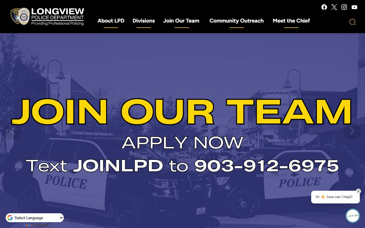 Longview recent arrests police department website