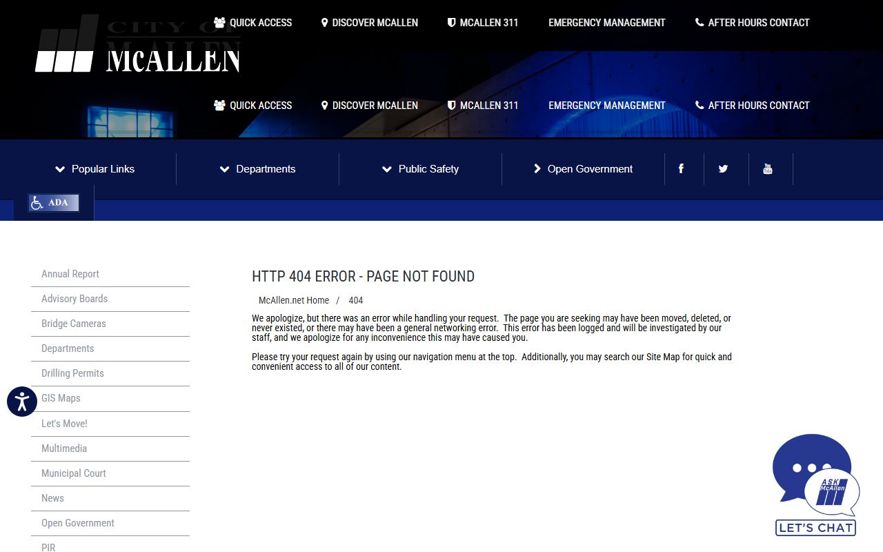 McAllen recent arrests police department website