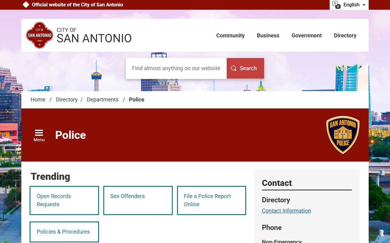 San Antonio recent arrests police department website