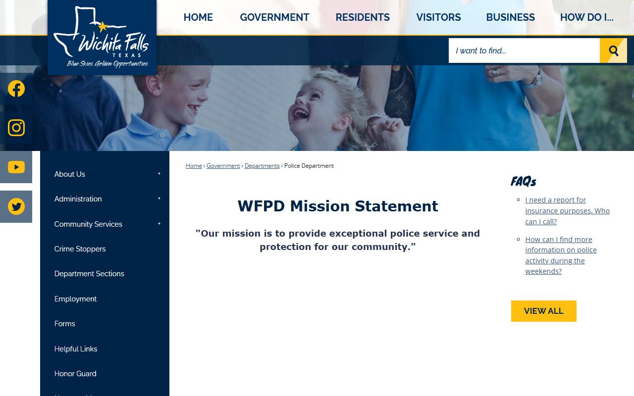 Wichita Falls recent arrests police department website