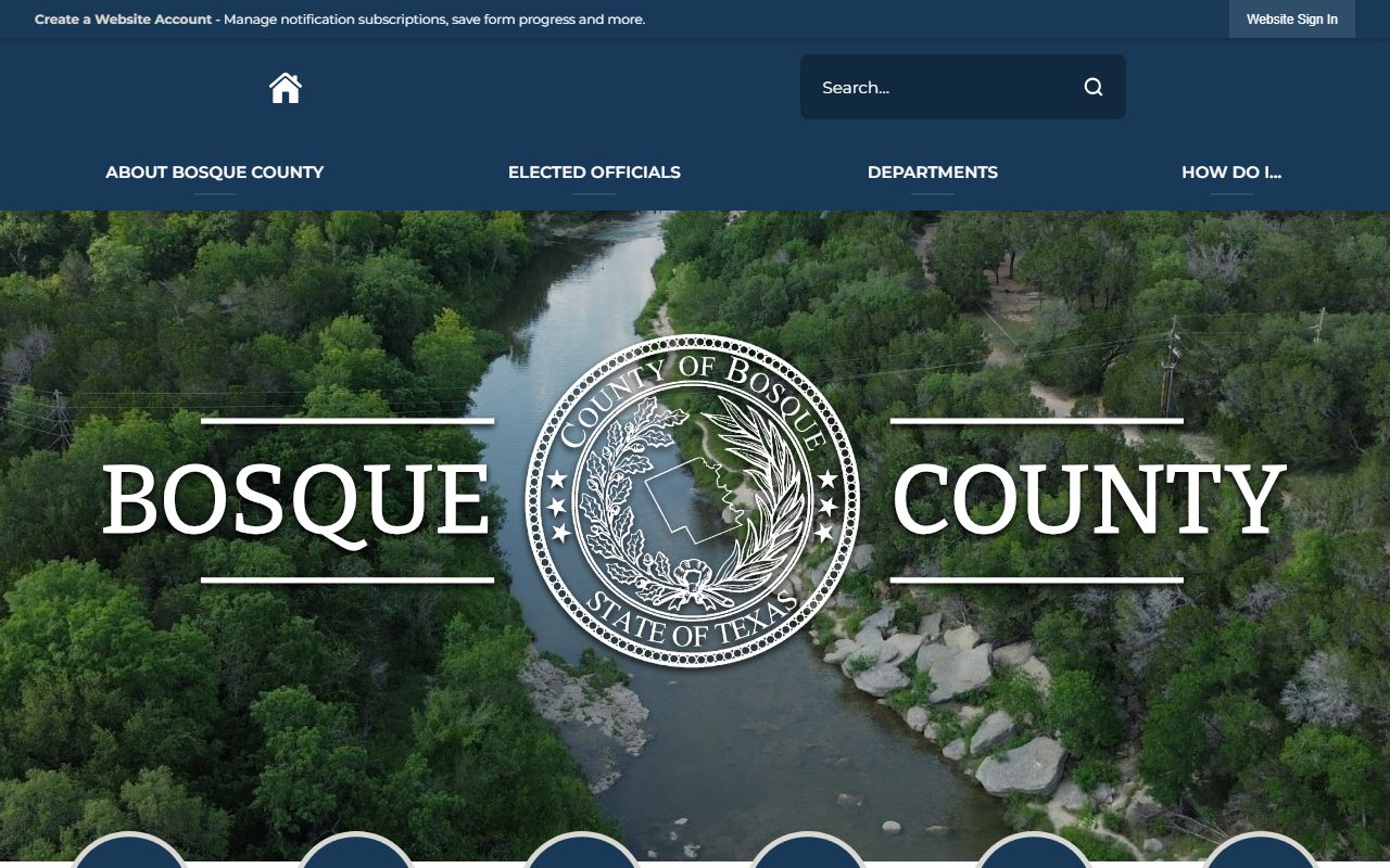 Bosque County recent arrests county website and sheriff contact details