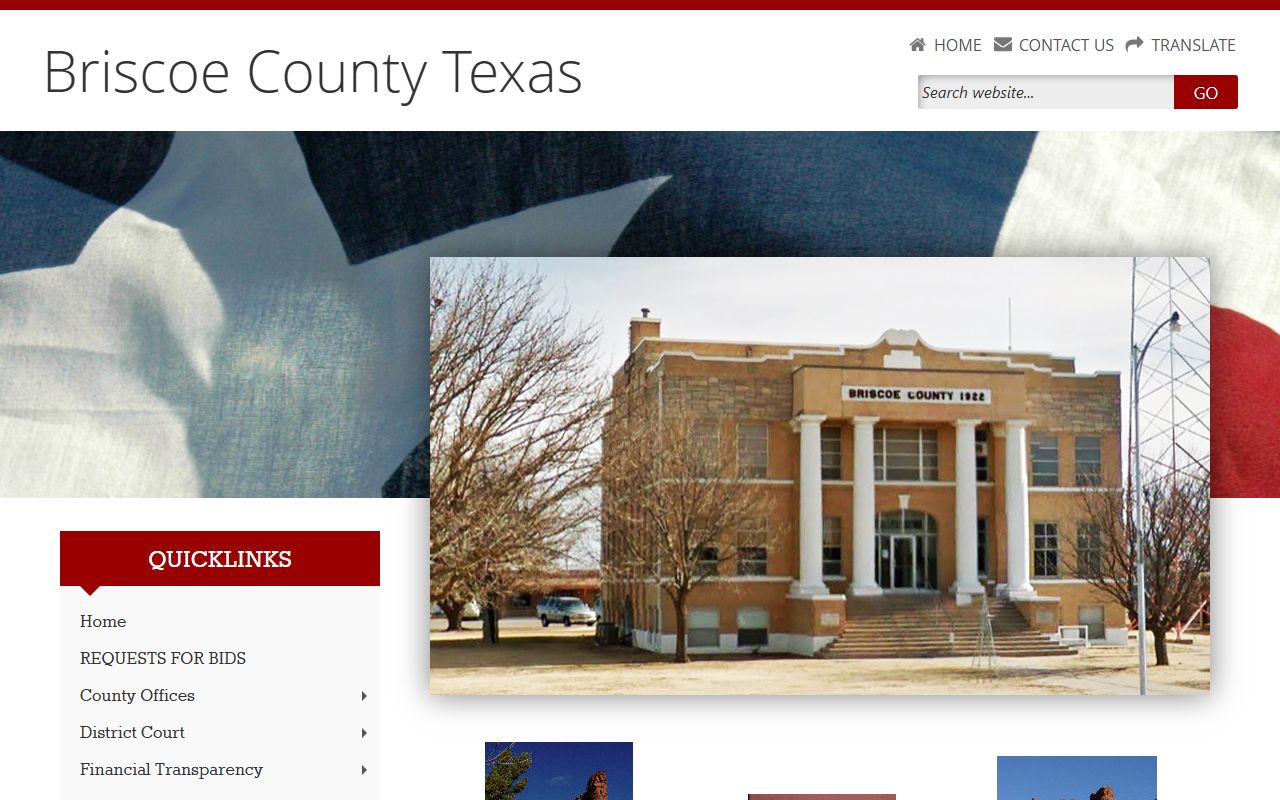 Briscoe County recent arrests county website and contact information