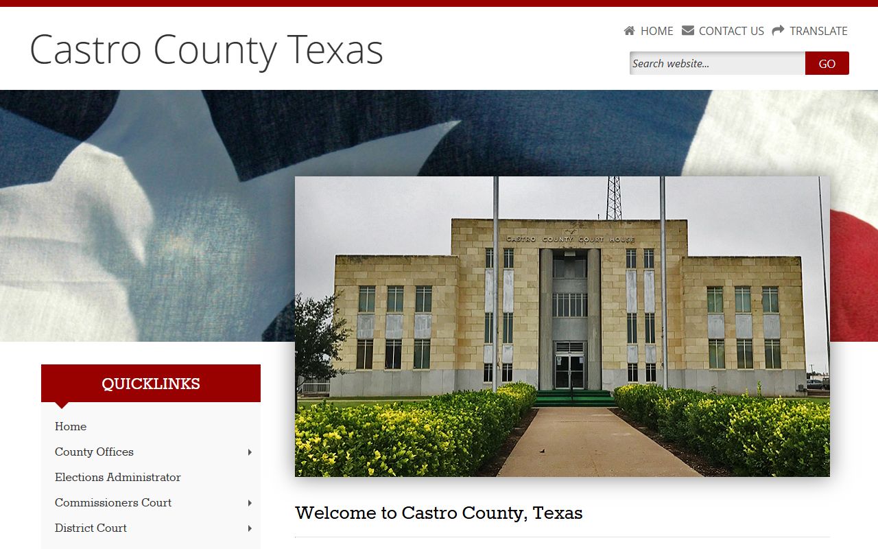 Castro County recent arrests county website
