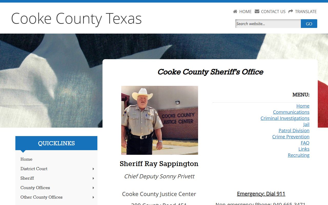 Cooke County recent arrests Sheriff's Office website