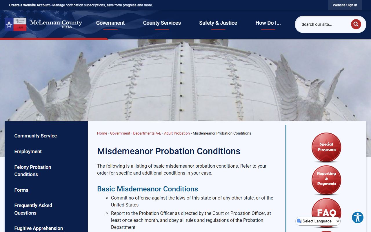 McLennan County District Clerk case search for recent arrests court records