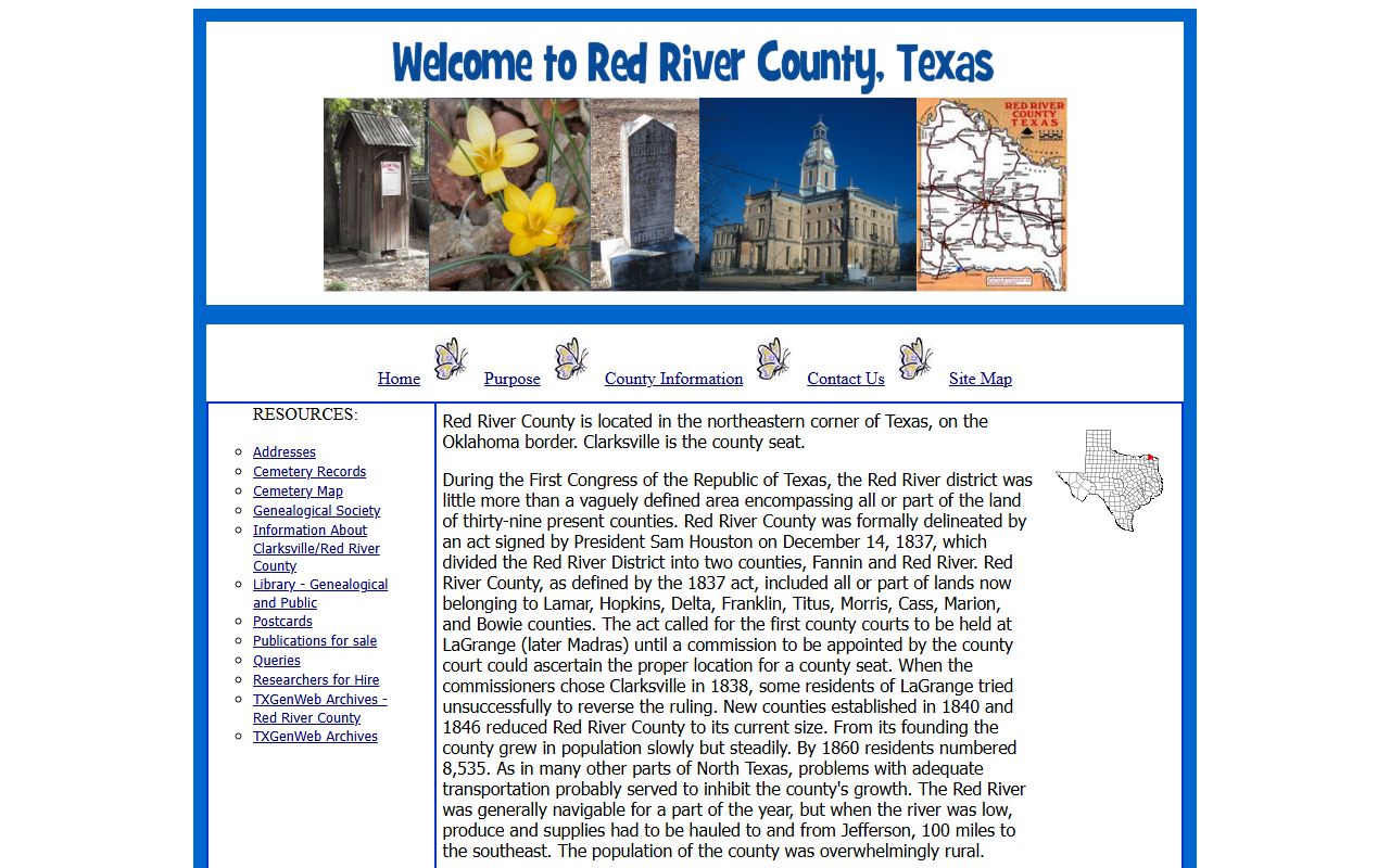 Red River County recent arrests county website