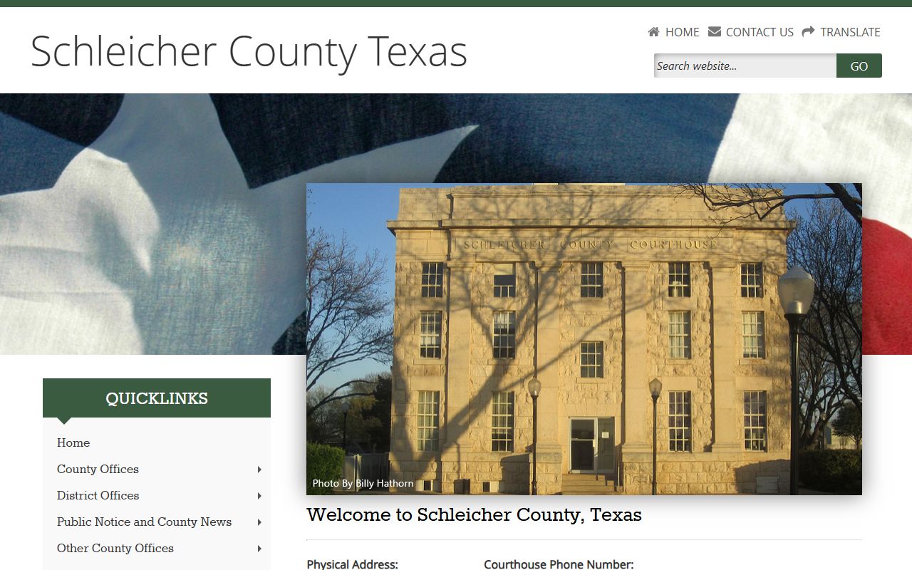 Schleicher County recent arrests county website portal