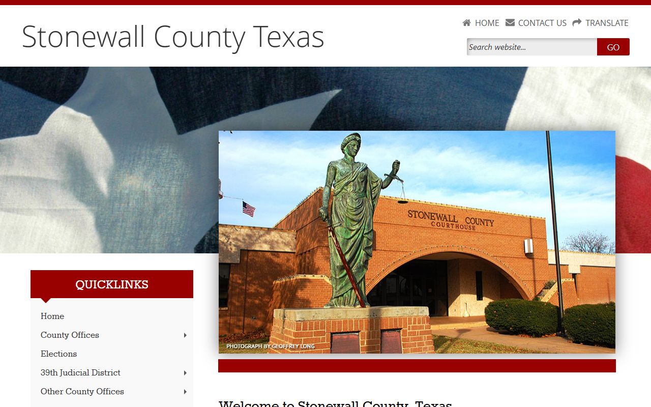 Stonewall County recent arrests county website portal